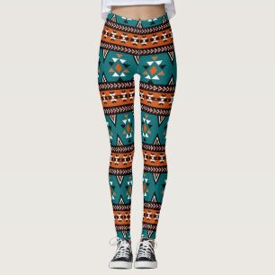 Cute Aztec-utskrift Leggings