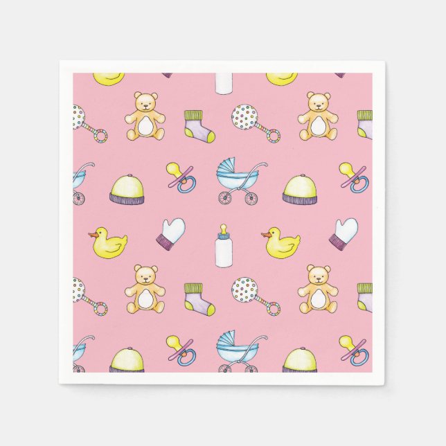 Cute babdusch mönster pappersservett (Framsidan)