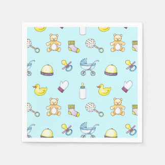 Cute babdusch mönster pappersservett