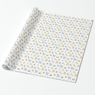 Cute babdusch mönster presentpapper
