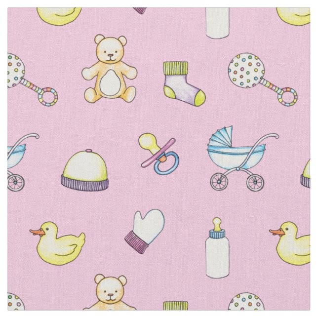 Cute babdusch mönster tyg (Närbild)