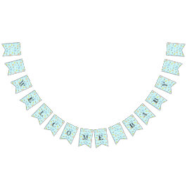 Cute babdusch mönster vimplar