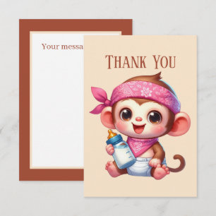 Cute baby add message-flickapa tack kort