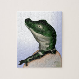 Cute Baby Alligator Digital Art Pussel
