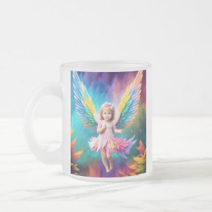 Cute Baby Angel Vingar Art-38424 Frostad Glasmugg