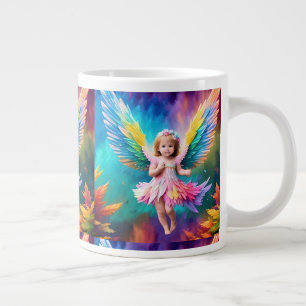 Cute Baby Angel Vingar Art-38424 Jumbo Mugg