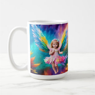 Cute Baby Angel Vingar Art-38424 Kaffemugg