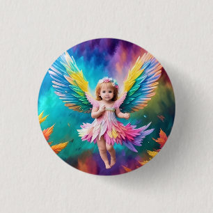 Cute Baby Angel Vingar Art-38424 Knapp