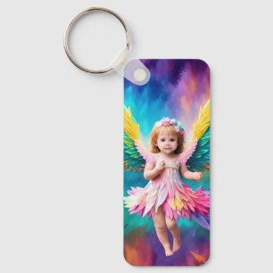 Cute Baby Angel Vingar Art-38424 Nyckelring