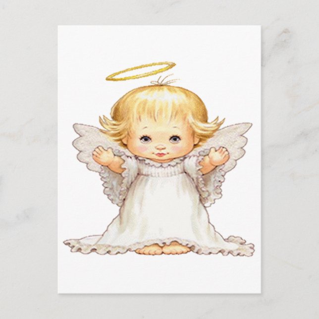 Cute Baby Angel Vykort (Framsida)