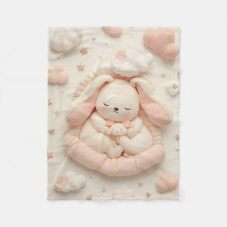 Cute Baby Animals Blanket Fleecefilt