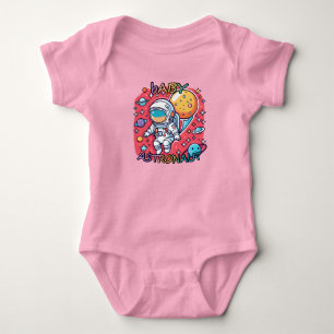 Cute baby astronaut-kroppsdräkt. t shirt