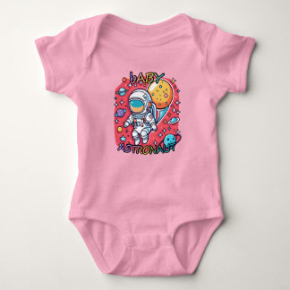 Cute baby astronaut-kroppsdräkt. t shirt