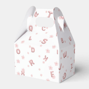 Cute baby-barn ABC Alphabet-blommor Barn B2S Presentaskar