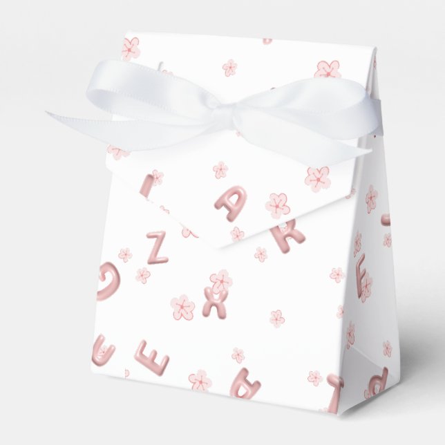 Cute baby-barn ABC Alphabet-blommor Barn B2S Presentaskar (Framsidan Sidan)