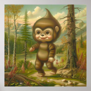 Cute baby-batchbigfoot poster