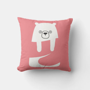 CUTE BABY BEAR Pappa Mamma Ddotterfamilj Kudde