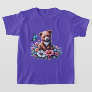 Cute Baby Bear Unge T Shirt