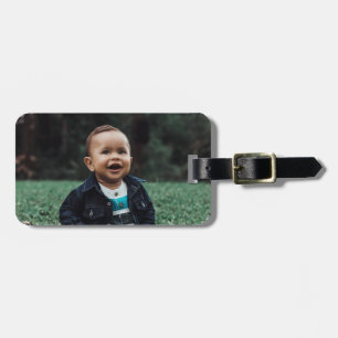 Cute Baby Bild Photo Bagagebricka