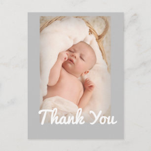 Cute Baby Bircement Tack Postcard Vykort