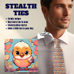 Cute Baby Bird Rosa Blue Stealth Neck Tie Slips<br><div class="desc">Från en avstånd ser det ut som en typisk manar,  men i närheten är det hela BIRD KÄRLEK. Perfekt för födare,  fågelskådare,  fågelnerder,  ornitologer etc...  generativeinnehåll.</div>