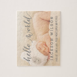 Cute Baby Birth Notice Pussel
