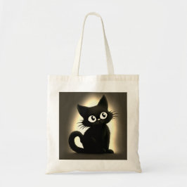 Cute Baby Black Cat Halloween Tygkasse