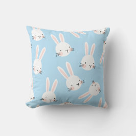 Cute Baby blue Bunny Decorative Kudde