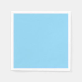 Cute Baby Blue Solid Napkins Pappersservett
