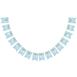 Cute Baby Blue Whale 1st Birthday Vimplar