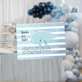 Cute Baby blue Whale Bokar för Baby Tilläggskort
