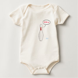 Cute Baby Bowlareare Spare Me Bowling Team Mascot Tee
