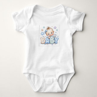 Cute Baby Boy Teddy Bear Bodysuit | Adorable Baby T Shirt