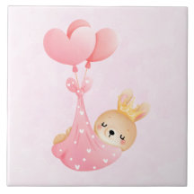 Cute Baby Bunny i en hjärtblankett