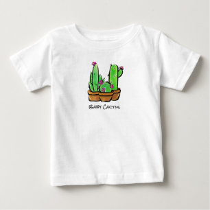Cute baby Cactus cacti succulals rosa blommar Tröja