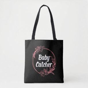 Cute Baby Catcher Doula Midfru Birdblomma Tygkasse