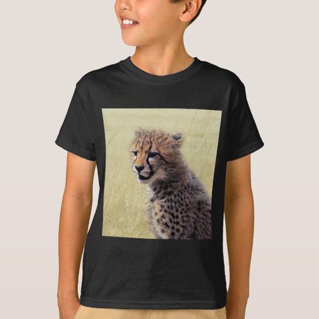 Cute baby Cheetah Unge Tee (Framsida)