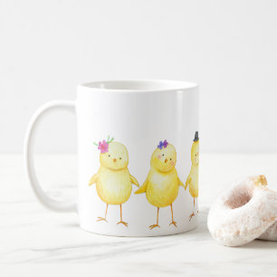 Cute Baby Chicks Chicken Älskare Gift-Roligt Kaffemugg