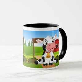 Cute Baby Cow Mugg