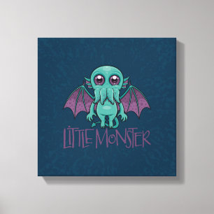 Cute Baby Cthulhu Little Monster Canvastryck
