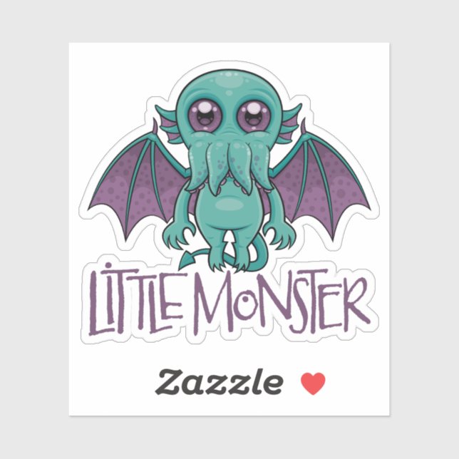 Cute Baby Cthulhu Little Monster Klistermärken (Ark)