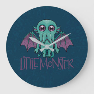 Cute Baby Cthulhu Little Monster Stor Klocka