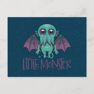 Cute Baby Cthulhu Little Monster Vykort