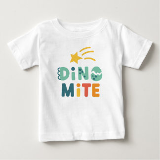 Cute Baby Dinosaur, Dino Mite Party T Shirt
