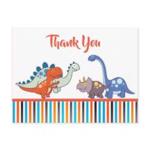 Cute Baby Dinosaur Mönster Personlig Tack
