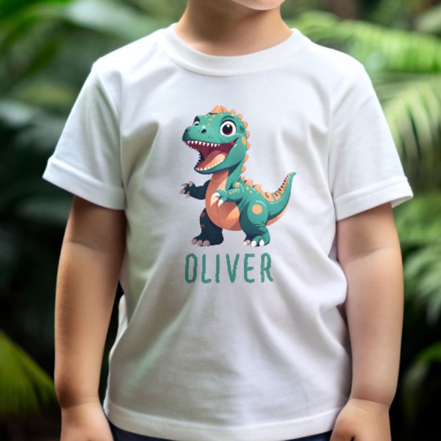 Cute Baby Dinosaur-Personligen T Shirt (Skapare uppladdad)