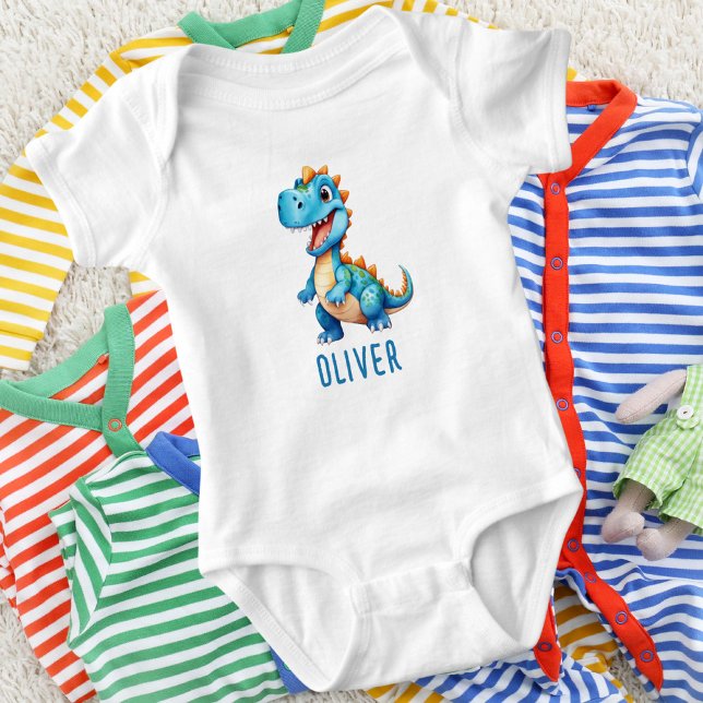 Cute Baby Dinosaur-Personligen T Shirt (Skapare uppladdad)