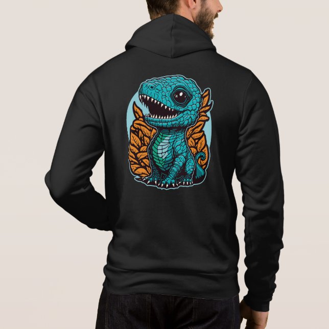 Cute Baby Dinosaur T Shirt (Baksida)