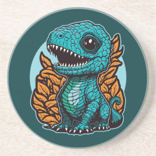 Cute Baby Dinosaur Underlägg