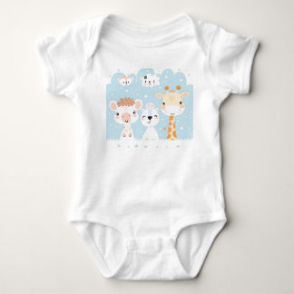 Cute Baby djur Bodydress T Shirt